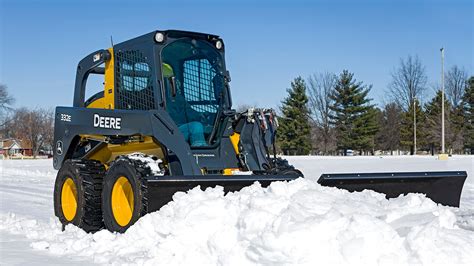 john deere skid steer snow utility blade|john deere snow blade install.